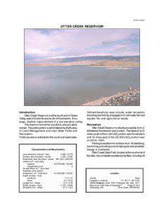 Utah state parks / Fishlake National Forest / Sevier River / Otter Creek Reservoir / Fish kill / Fish Lake / Utah State Route 62 / Utah / Geography of the United States / Grass Valley