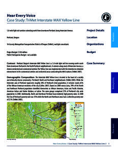 MAX Yellow Line Fact Sheet