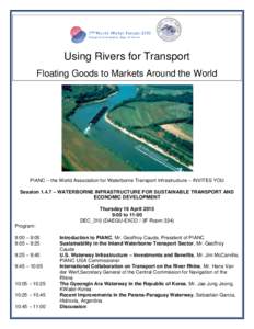 Using Rivers for Transport