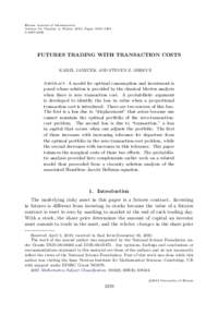 Illinois Journal of Mathematics Volume 54, Number 4, Winter 2010, Pages 1239–1284 S[removed]