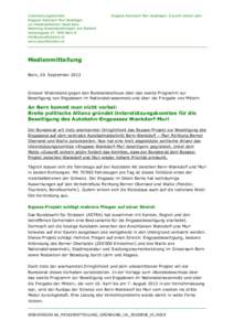 Unterstützungskomitee Engpass Wankdorf-Muri beseitigen c/o Präsidialdirektion Stadt Bern Abteilung Aussenbeziehungen und Statistik Junkerngasse 47, 3000 Bern 8 [removed]