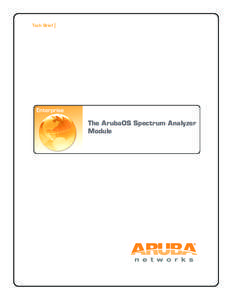 The Aruba Networks Spectrum Analyzer