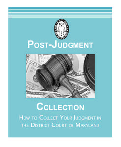 POST-JUDGMENT  COLLECTION HOW THE