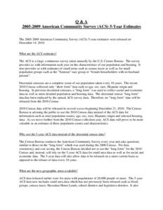 Microsoft Word - ACS 5 yr Q & A_4.doc