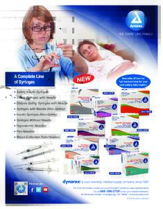 Medicine / Medical equipment / Syringe / Hypodermic needle / Luer taper / Pen needles / Safety syringe / Needle / Insulin / Winged infusion set