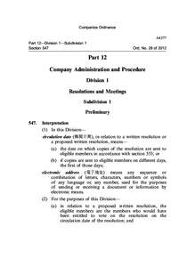 Companies Ordinance A4377 Part 12—Division 1—Subdivision 1 Section 547  Ord. No. 28 of 2012