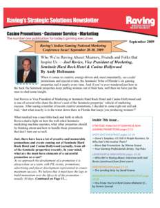 Microsoft Word - September 2009 Raving Solutions Newsletter