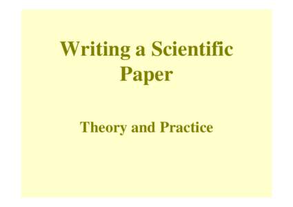 Academia / Information science / Scientific literature / Academic publishing / Logic / Mathematical logic / Science / Technical communication / Knowledge