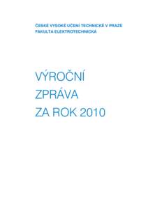 ÈESKÉ VYSOKÉ UÈENÍ TECHNICKÉ V PRAZE FAKULTA ELEKTROTECHNICKÁ