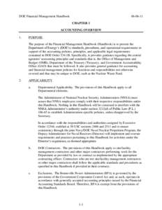 Corporate governance / Federal Accounting Standards Advisory Board / The Doe Fund / Accountancy / Federal Energy Regulatory Commission / Government / Office of Management and Budget / Single Audit / United States Office of Management and Budget / United States administrative law / Economy of the United States / Chief financial officer