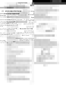 Construction Health & Safety Manual Ch 12: Head Protection