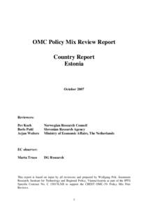 Microsoft Word - OMC Country Report Estonia Oct 2007.doc