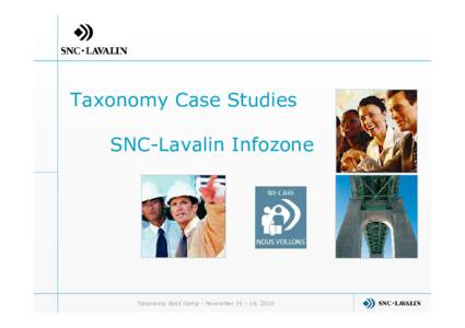 Taxonomy Case Studies - SNC-Lavalin Infozone
