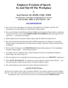 74th United States Congress / National Labor Relations Act / Law / Human resource management / Labour relations / Business / Labour law / Business law / Workplace bullying / United States labor law / The Blue Eagle at Work