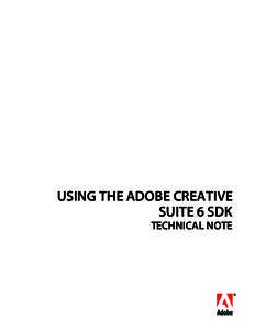 Using the Adobe Creative Suite 6 SDK