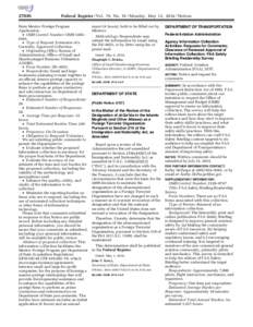 Federal Aviation Administration / Technology / Government procurement in the United States / General Electric / U.S. State Department list of Foreign Terrorist Organizations / Office of Management and Budget / Paperwork Reduction Act / Government / Air safety / United States administrative law / Transport