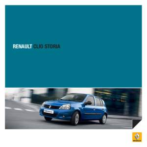 RENAULT CLIO STORIA  NOVI CLIO STORIA