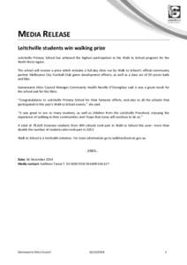Leitchville /  Victoria / Victorian Health Promotion Foundation / Shire of Gannawarra