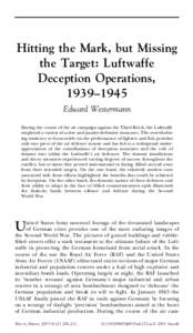 Military strategy / Strategic bombing / Targeting / Battle of Britain / Bomber Command / The Blitz / Operation Steinbock / Aerial warfare / Military science / Aerial bombing