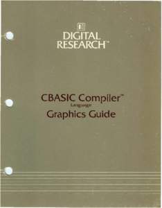 CBASIC Compiler™ Language Graphics Guide  CBASIC® Compiler