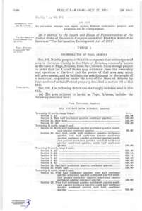 United States / Water Resources Development Act / United States Bureau of Reclamation / Central Utah Project / Navajo Nation