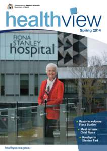 healthview Spring 2014 *	 Ready  to welcome
