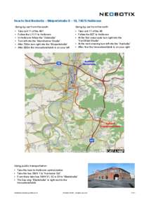 How to find Neobotix – Weipertstraße 8 – 10, 74076 Heilbronn Going by car from the south • • • •