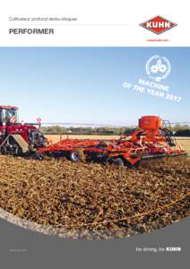 Cultivateur profond dents-disques  PERFORMER www.kuhn.com  *soyez fort, soyez KUHN