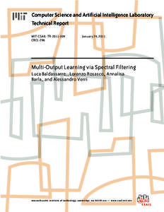 Computer Science and Artificial Intelligence Laboratory Technical Report MIT-CSAIL-TR[removed]CBCL-296  January 24, 2011