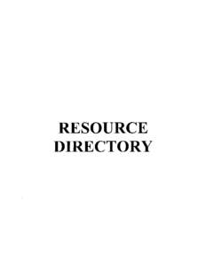 ~ R-1 ~  Resource Directory Over the past decade, a number of ICWA resources and guides have been published. Some provide guidance on the federal law, some provide a history of the ICWA, and others share sample forms or