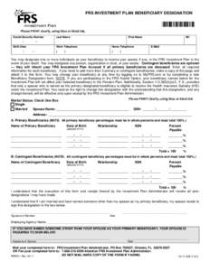 Microsoft Word - Revised Bene Designation Form for barcoding[removed]DOB added.doc