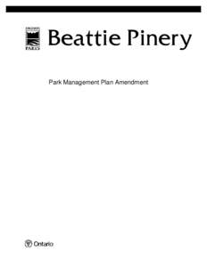 Systems ecology / Land use / Pinery Provincial Park / Controlled burn / Land management