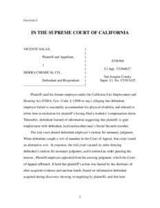 Filed[removed]IN THE SUPREME COURT OF CALIFORNIA VICENTE SALAS,