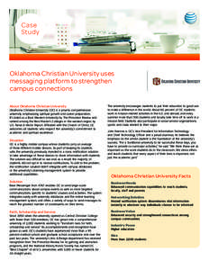Case Study Oklahoma Christian University uses messaging platform to strengthen campus connections