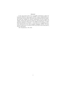 Abstract It has been shown that if two probability distributions satisfy the monotone likelihood ratio property (MLRP), and are independently updated using common public information and traditional Bayesian updating, the