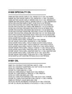 Vegetable oils / Margarine / Spreads / Shortening / Olive oil / Wesson cooking oil / Butter / Bunge Limited / Food and drink / Cooking oils / Matter