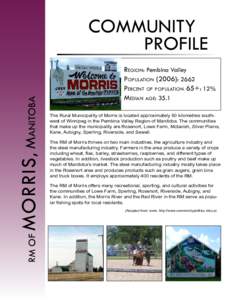 RM OF  MORRIS , Manitoba COMMUNITY PROFILE