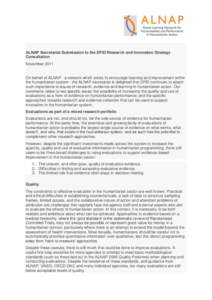 Health / Humanitarian aid / Department for International Development / Evaluation / Capacity building / Systematic review / Evidence-based medicine / Aid / Tsunami Evaluation Coalition / ALNAP / Medicine / Development