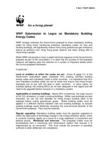 Microsoft Word - Submission to Legco - Bldg Code.doc