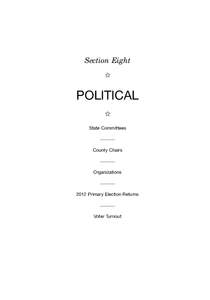 Section Eight ✩ POLITICAL ✩ State Committees