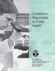 Conditions Reportable to Public Health  State of Alaska