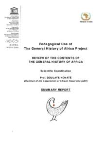 REVIEW OF THE CONTENTS OF