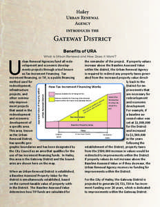 Hailey Urban Renewal Agency introduces the  Gateway District