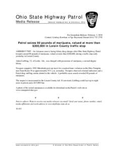 Traffic stop / Highway patrol / Ohio / Government / Ohio State Route 58 / Lorain County /  Ohio / Ohio State Highway Patrol