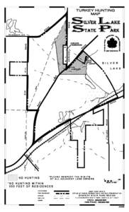 Silver Lake State Park Hunting Map