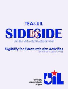 TEA&UIL  by SIDESIDE For the[removed]school year