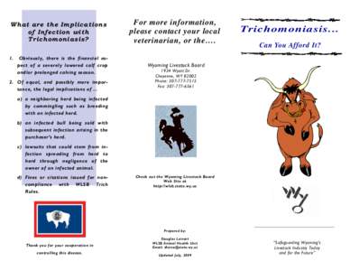 Medicine / Trichomoniasis / Bull / Calf / Trichomonas vaginalis / Pyometra / Vaginitis / Cattle / Biology / Health