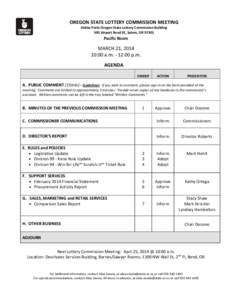 Microsoft Word - MAR[removed]Lottery Commission Draft Agenda.docx