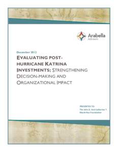 Microsoft Word - Evaluating Katrina Investments - Arabella Advisors.docx