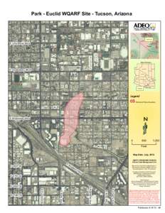 Park - Euclid WQARF Site - Tucson, Arizona  Area Map Park Euclid  E University Blvd